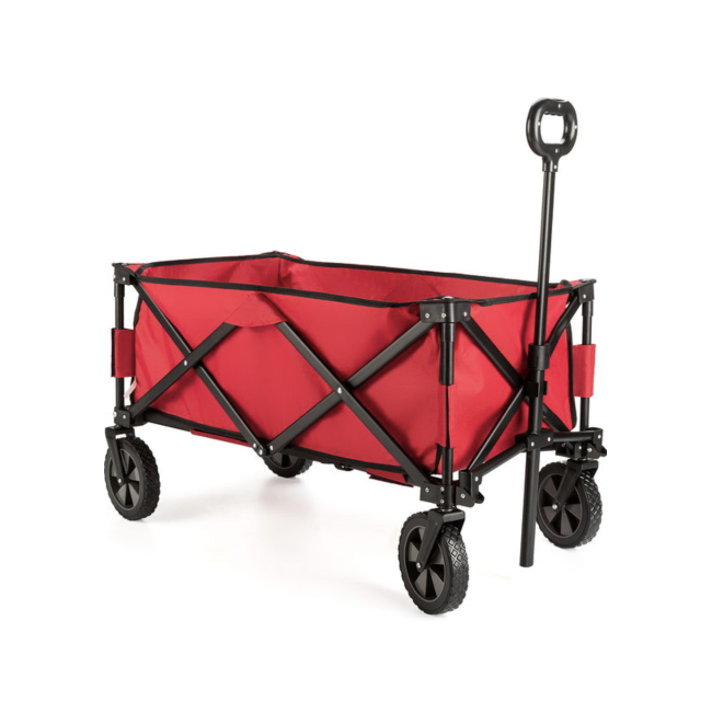 Тележка туристическая Outtec складная красная