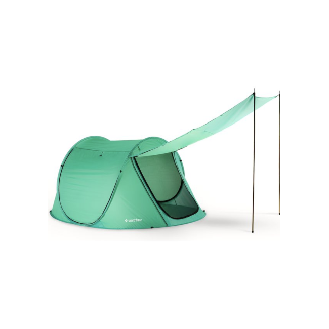 Саморозкладний намет-тент Outtec з козирком зелений