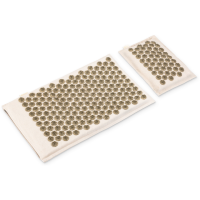 Килимок акупунктурний з подушкою Gymtek Queenfit беж