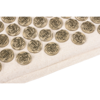 Килимок акупунктурний з подушкою Gymtek Queenfit беж