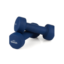 Гантели для фитнеса неопреновые Queenfit 2х2кг темно-синий