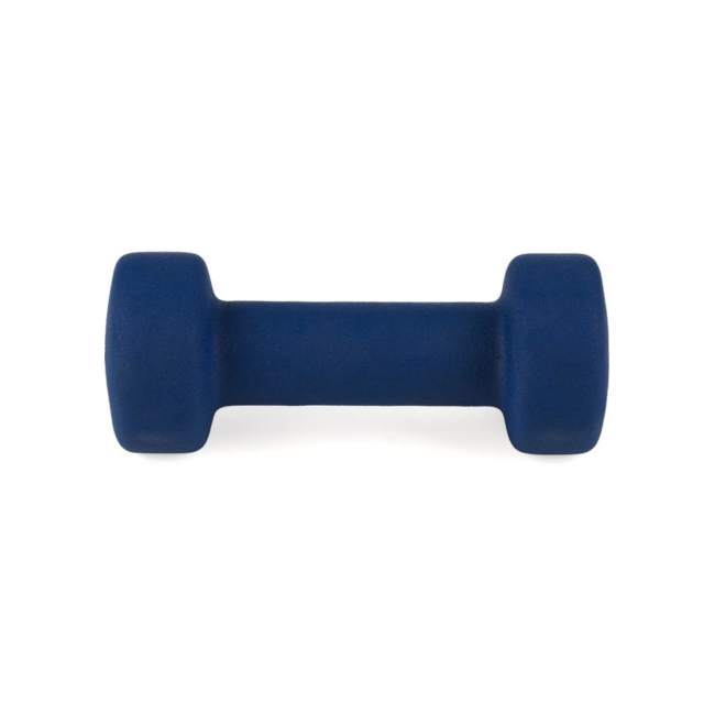 Гантели для фитнеса неопреновые Queenfit 2х2кг темно-синий
