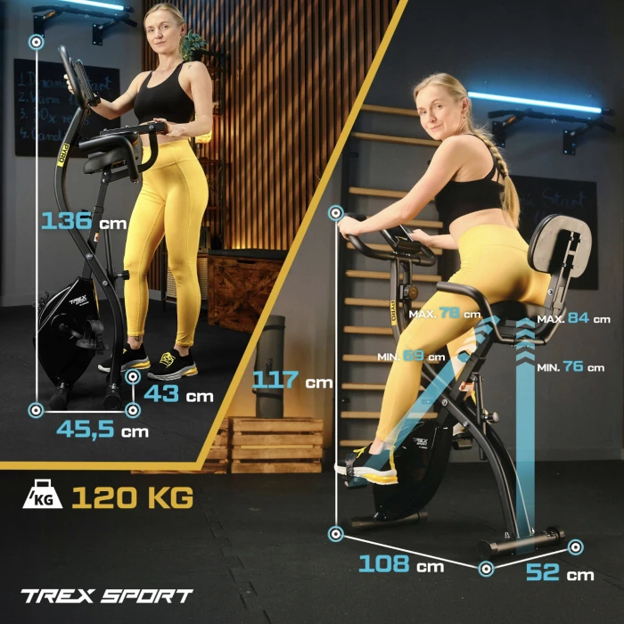 Велотренажер Trex Sport TX-360XB PYRO черный магнитный