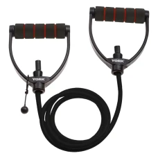 Эспандер трубчатый с ручками York XX-Heavy, черный.