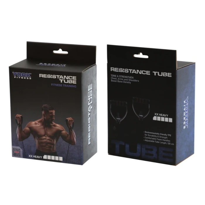 Еспандер трубчастий з ручками York XX-Heavy, чорний
