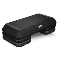 Степ платформа Trex Sport TX-038PAS до аеробіки 3-рівнева чорна