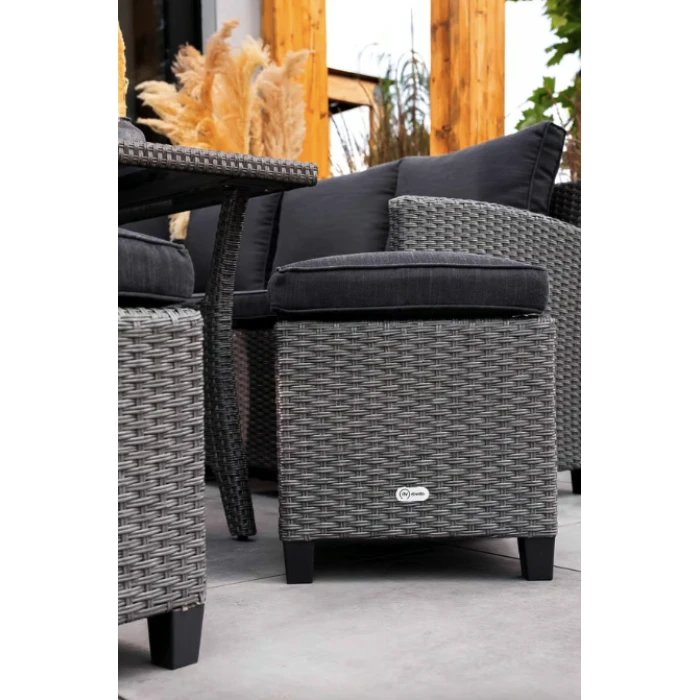 Набор садовой мебели Di Volio Livorno Серый/Графитный