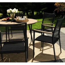 Садовое кресло Di Volio Asti серый/бежевый