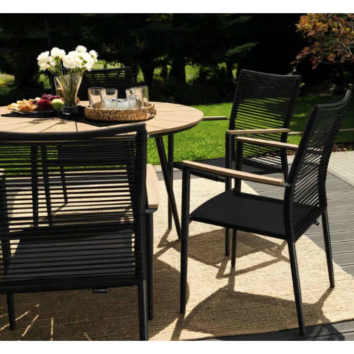 Садовое кресло Di Volio Asti серый/бежевый