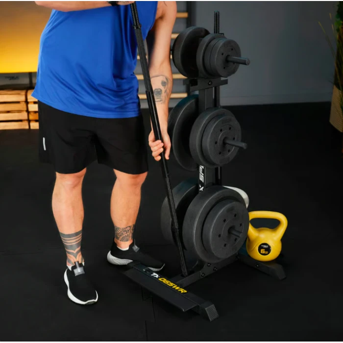 Стійка для дисків та грифів Trex Sport TX-065WR з полицями