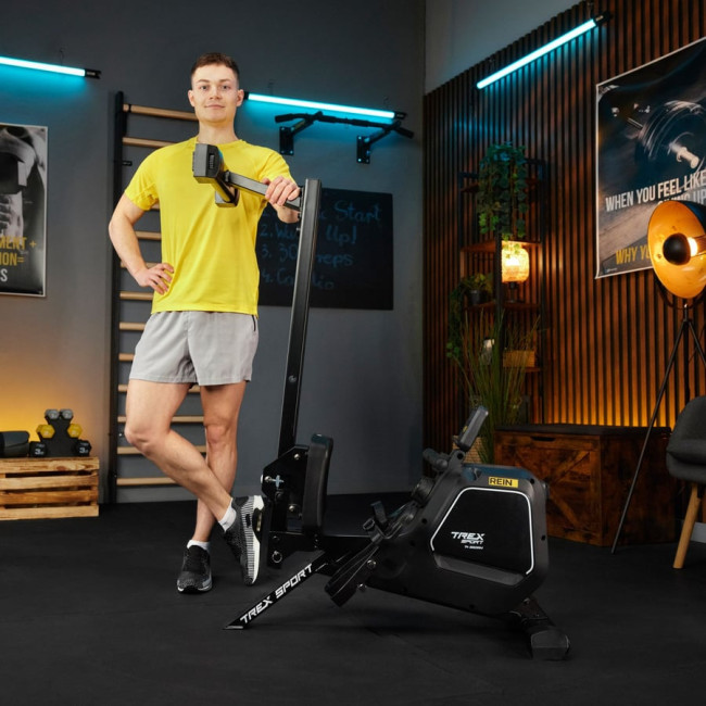 Гребний тренажер Trex Sport TX-580RM Rein чорний