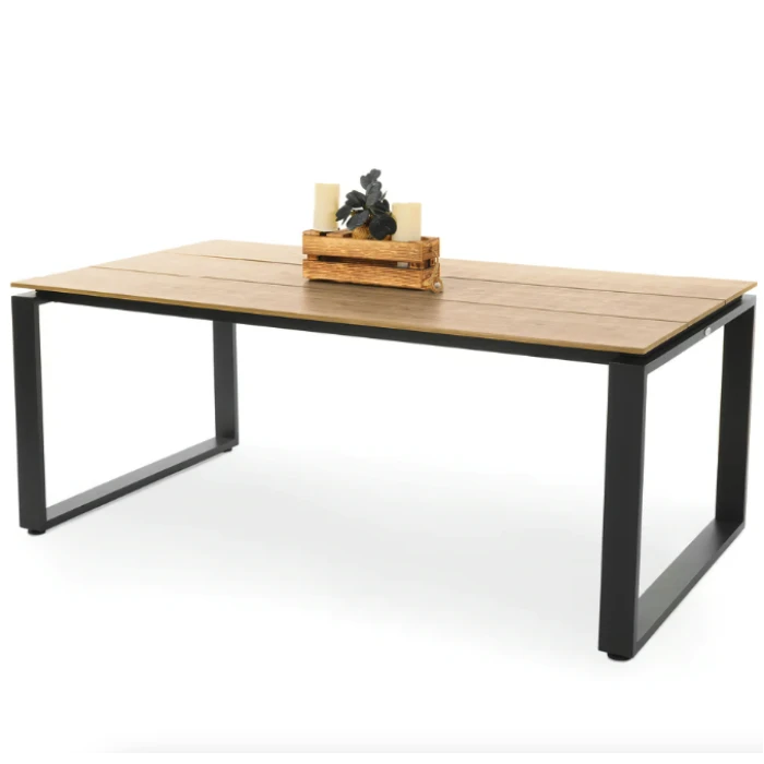 Набір садових меблів Di Volio Trento стіл + 2 лавки бежевий