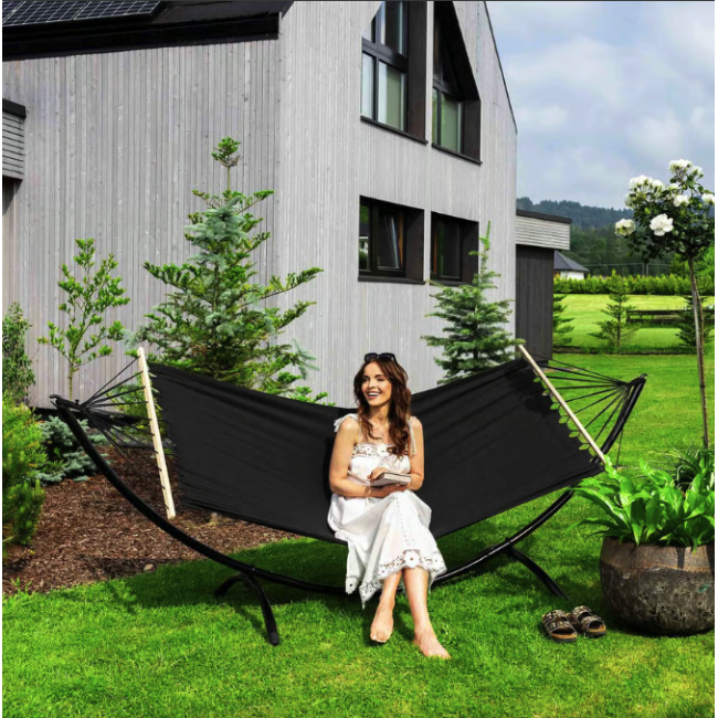 Гамак с каркасом Di Volio Rimini черный