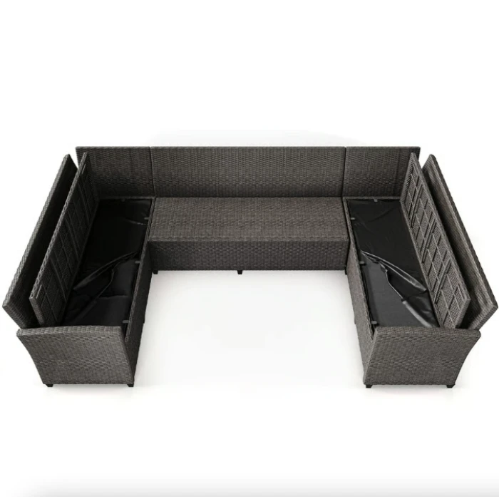 Набор садовой мебели Di Volio Livorno Серый/Графитный