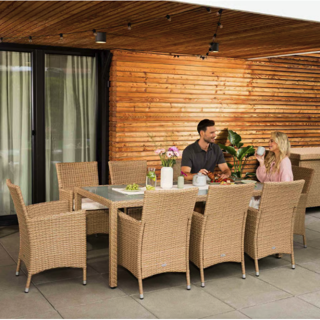 Садовая мебель Di Volio VERONA 8+1 бежево-кремовая