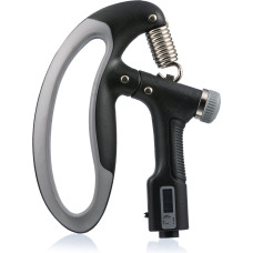 Эспандер регулируемый Gymtek 10-100кг со счетчиком серо-черный