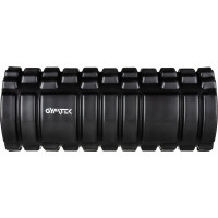 Масажний ролик Gymtek для йоги та фітнесу EVA 33*14см чорний