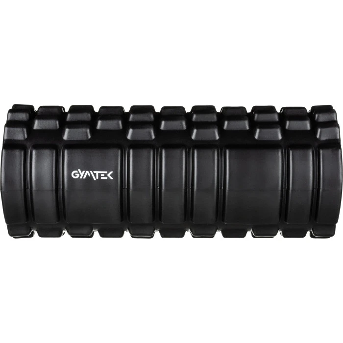 Масажний ролик Gymtek для йоги та фітнесу EVA 33*14см чорний
