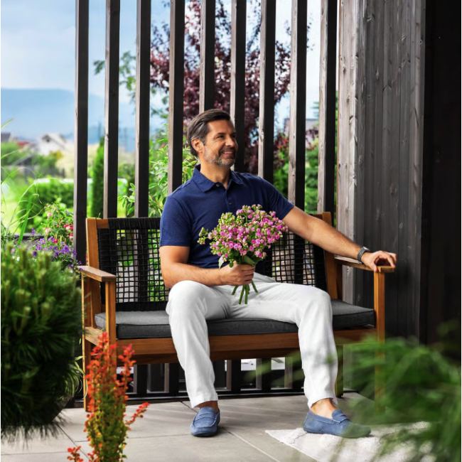 Садовая скамейка Di Volio Teracina со спинкой черный