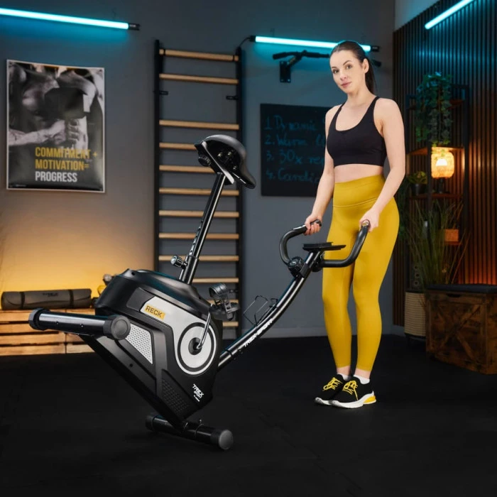 Велотренажер Trex Sport TX-400MB Reck магнітний чорно-білий