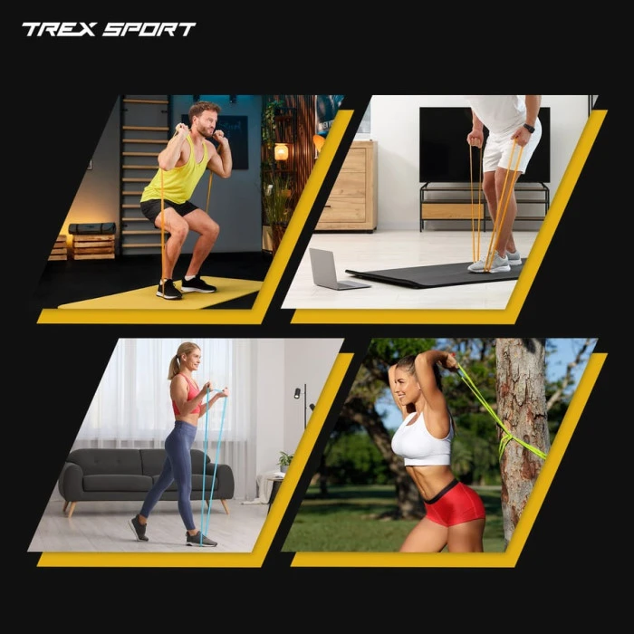 Набір резинок для фітнесу Trex Sport TX-003PBV 3в1 2-30кг