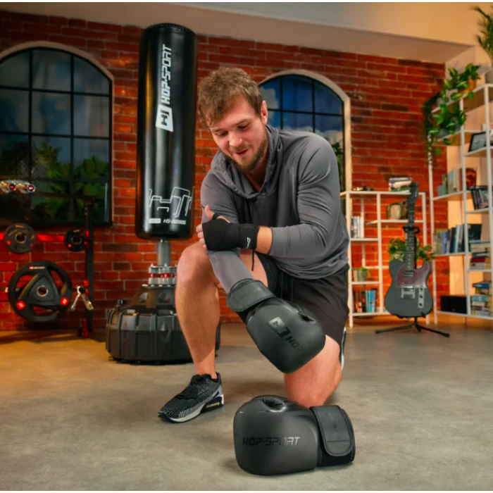 Боксерські рукавиці Hop-Sport HS-BG10 10oz чорні