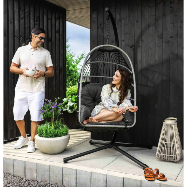 Підвісне крісло-кокон Di Volio Beluno графітовий