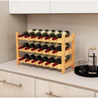Винная стойка Costway Wenko настольная на 18 бутылок