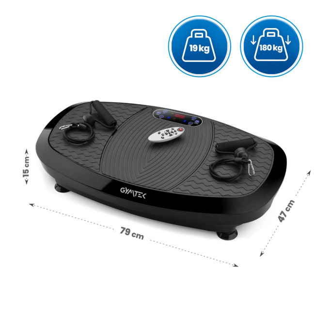 Вібраційна платформа Gymtek 3D XP750 Black