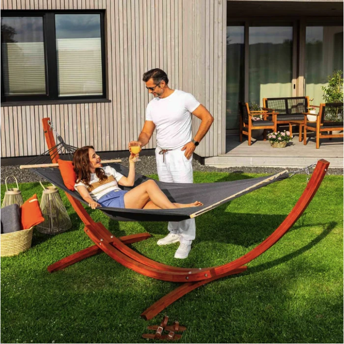 Гамак зі стелажем Di Volio Trevia графітовий