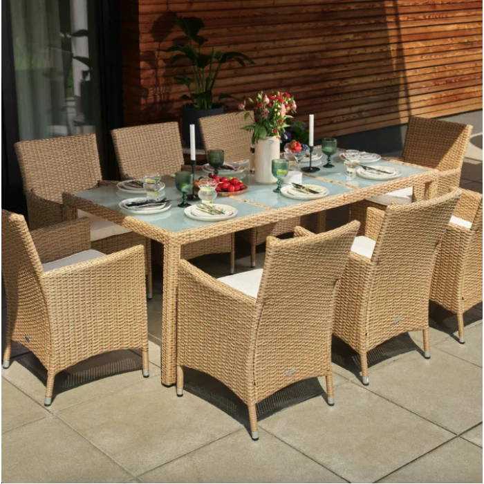 Садовая мебель Di Volio VERONA 8+1 бежево-кремовая