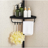 Кутова полиця Leobert Siri телескопічна для ванної кімнати