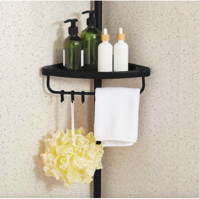 Угловая полка Leobert Siri телескопическая для ванной комнаты