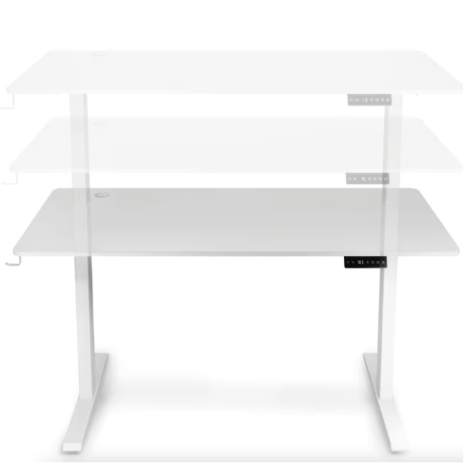Компьютерный стол с регулируемой высотой Di Volio Biago белый