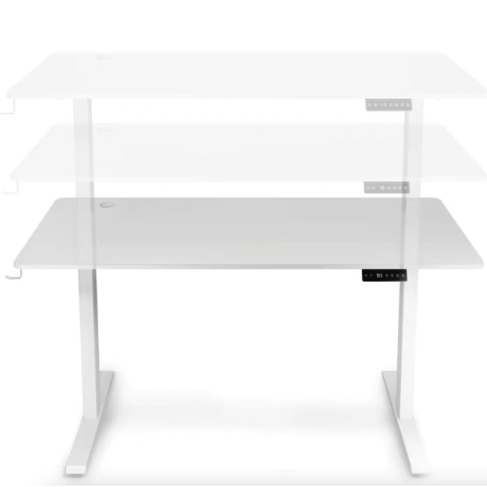 Компьютерный стол с регулируемой высотой Di Volio Biago белый