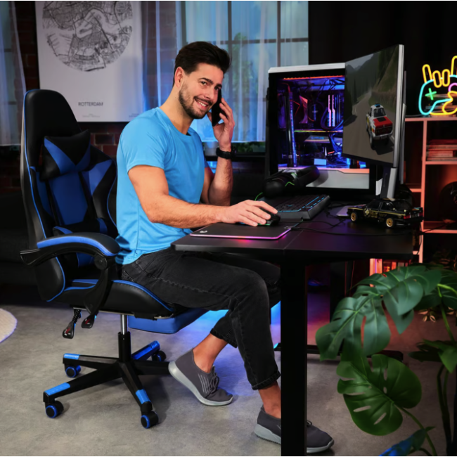 Геймерське крісло Di Volio Ragazo синій