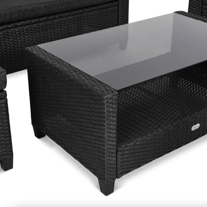 Комплект садовой мебели Di Volio Dalmia серый/графитовый