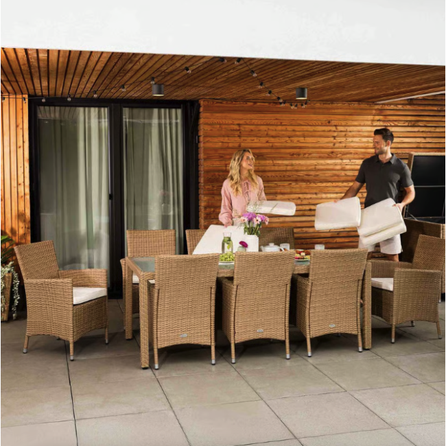 Садовая мебель Di Volio VERONA 8+1 бежево-кремовая