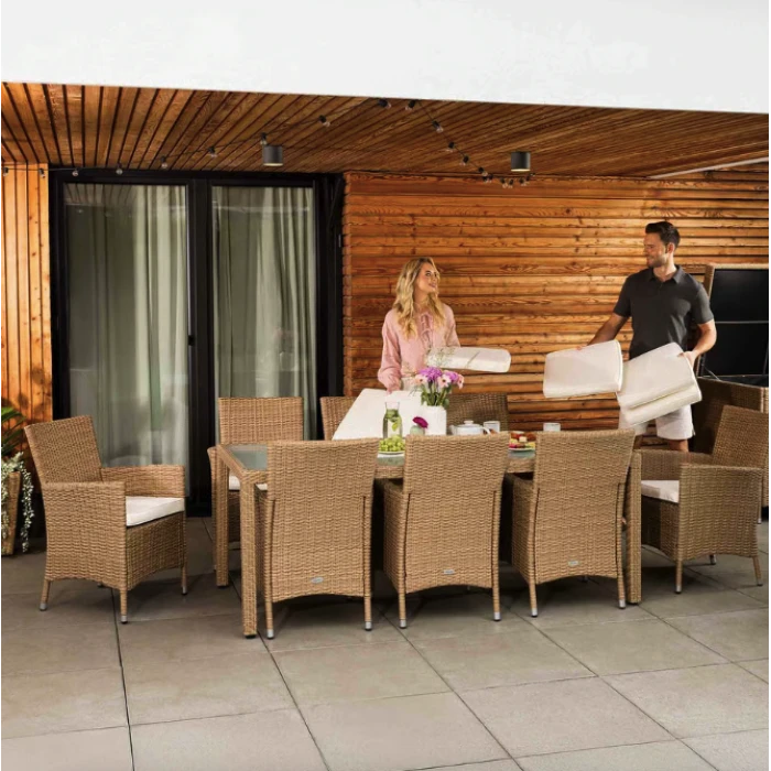 Садовая мебель Di Volio VERONA 8+1 бежево-кремовая