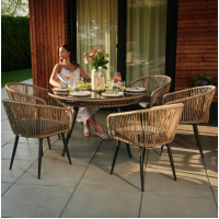 Комплект садових меблів Di Volio Rieti бежевий, сірий