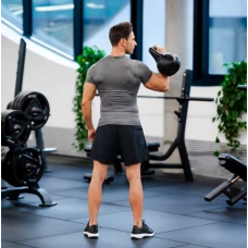 Гиря виниловая Gymtek 10кг черный