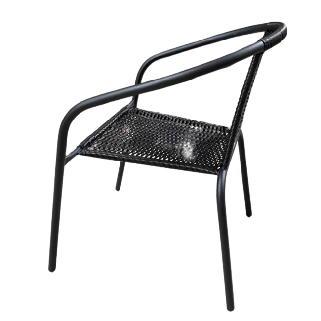 Садове крісло Chomik Bistro Plus чорний