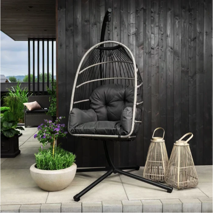 Підвісне крісло-кокон Di Volio Beluno графітовий