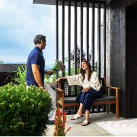 Садовая скамейка Di Volio Teracina со спинкой черный