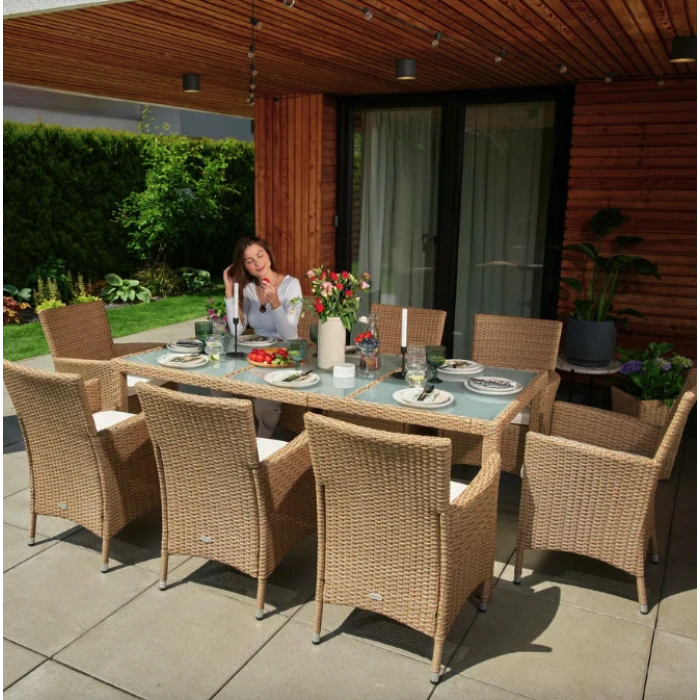 Садовая мебель Di Volio VERONA 8+1 бежево-кремовая