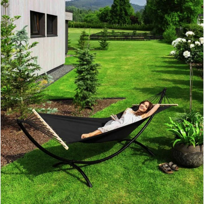 Гамак с каркасом Di Volio Rimini черный