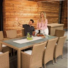 Садовая мебель Di Volio VERONA 8+1 бежево-кремовая