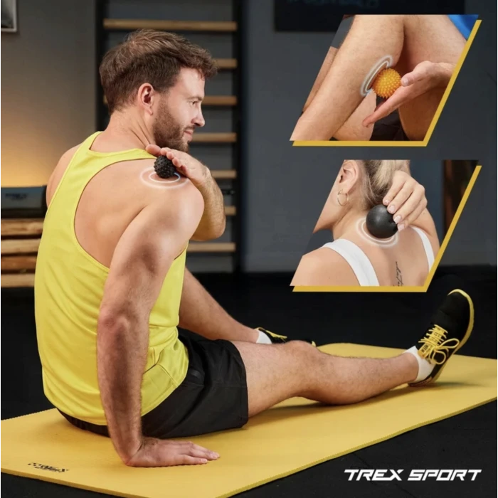 Набір масажних м'ячів Trex Sport TX-005MSC 5в1 для йоги та фітнесу EPP
