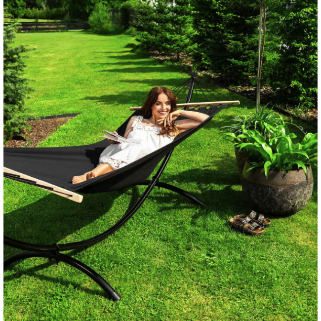 Гамак с каркасом Di Volio Rimini черный