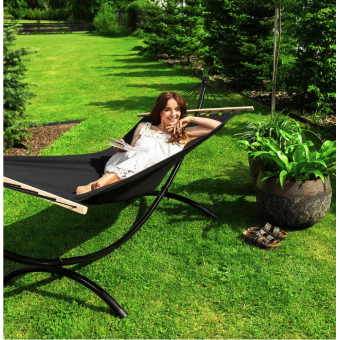 Гамак с каркасом Di Volio Rimini черный